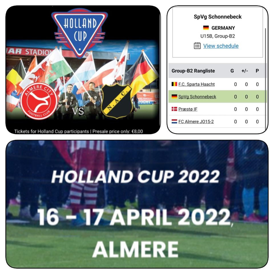 U14 nimmt am Holland-Cup teil post thumbnail image